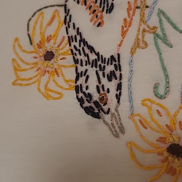 Vintage Hand Stitched Maryland State Bird & Flower. - Picture 2 of 16